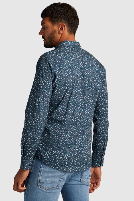 Cast Iron long sleeve shirt print on poplin